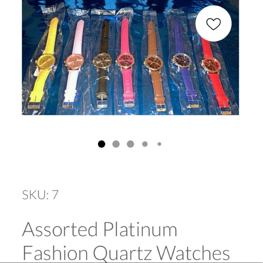 Assorted Platinum Fashion Quartz Watches